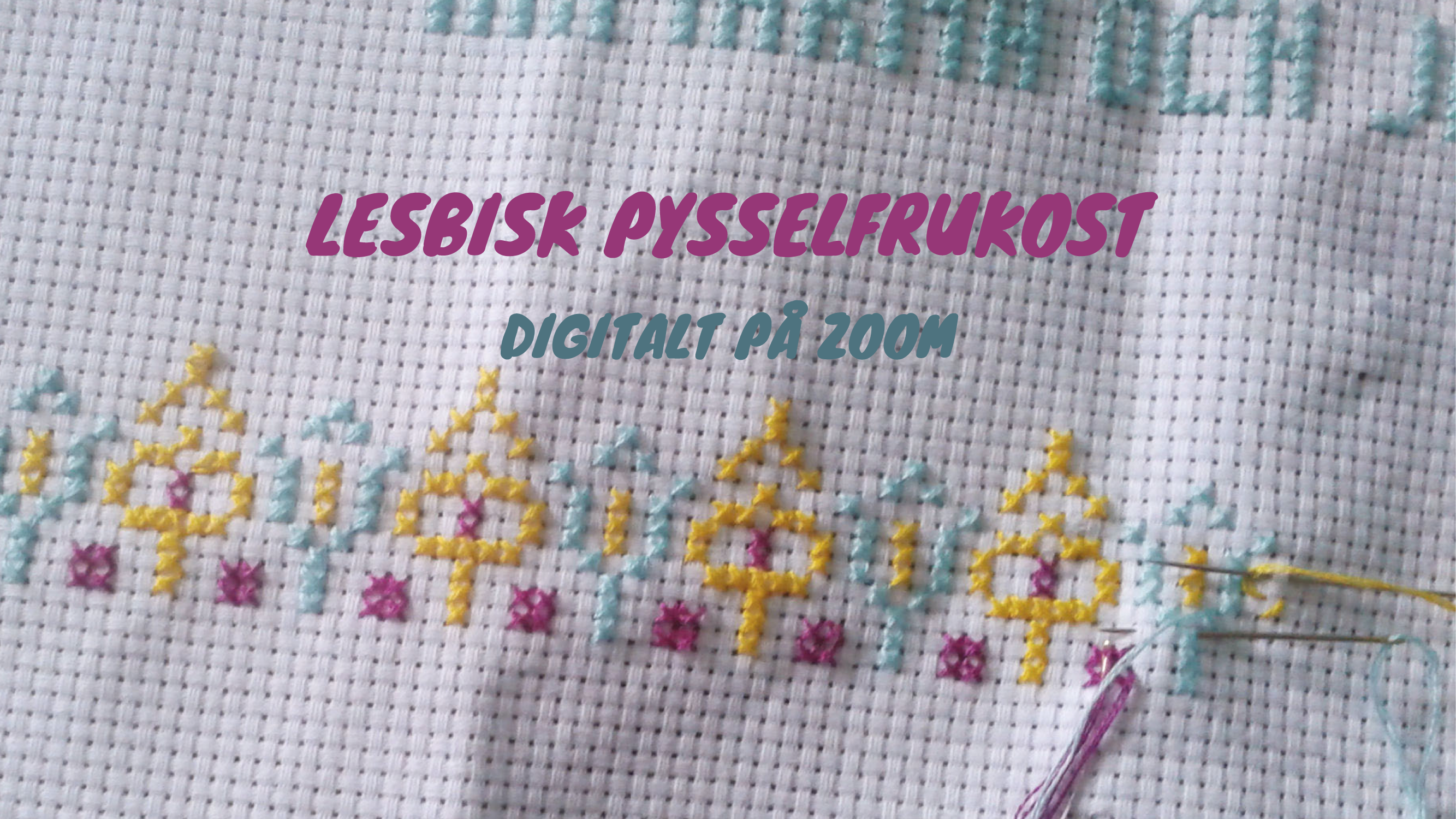 lesbisk pysselfrukost broderi 